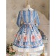 Strawberry Witch Blueberry Dolly Collar Long Sleeve One Piece